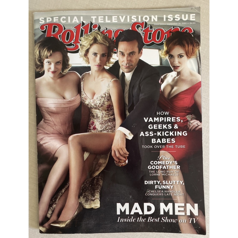 Rolling Stone Magazine Mad Men Cast Issue 1113 September 2010 Multi